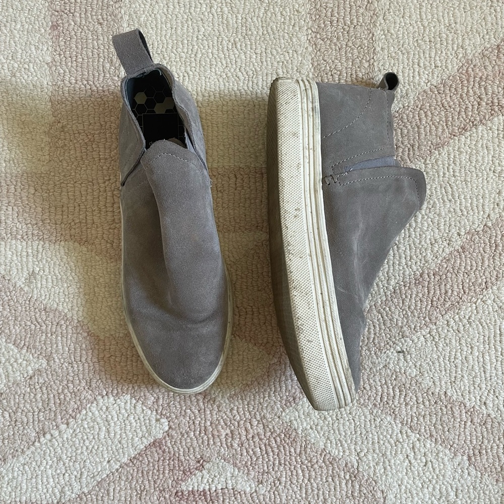 Dolce Vita Tate High Top Sneakers Grey Size 8
